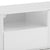 TV Cabinet Storage Drawer MDF Glossy Entertainment Unit in White colour