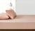 100% Vintage Washed Cotton Fitted Sheet Combo Set – 100% Natural Cotton, Ultra Soft & Breathable – Includes Fitted Sheet & Pillowcases – Machine Washable (Pink, Single)