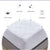 Gioia Casa 100% Ultra-Soft Cotton Quilted Anti-Microbial Mattress Cover Protector - Single Size