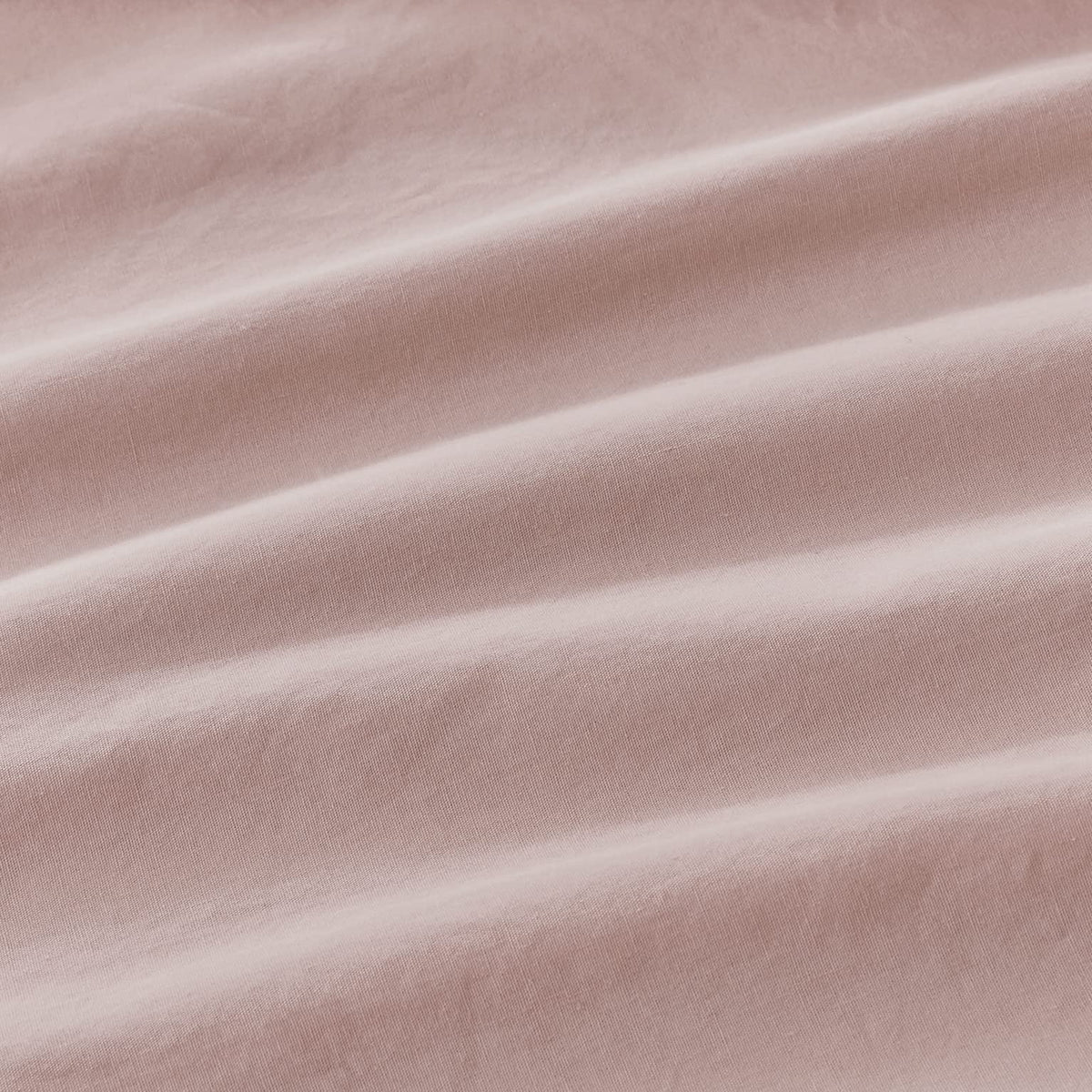 100% Cotton Vintage Washed Bed Quilt Cover Set - Pink - Single