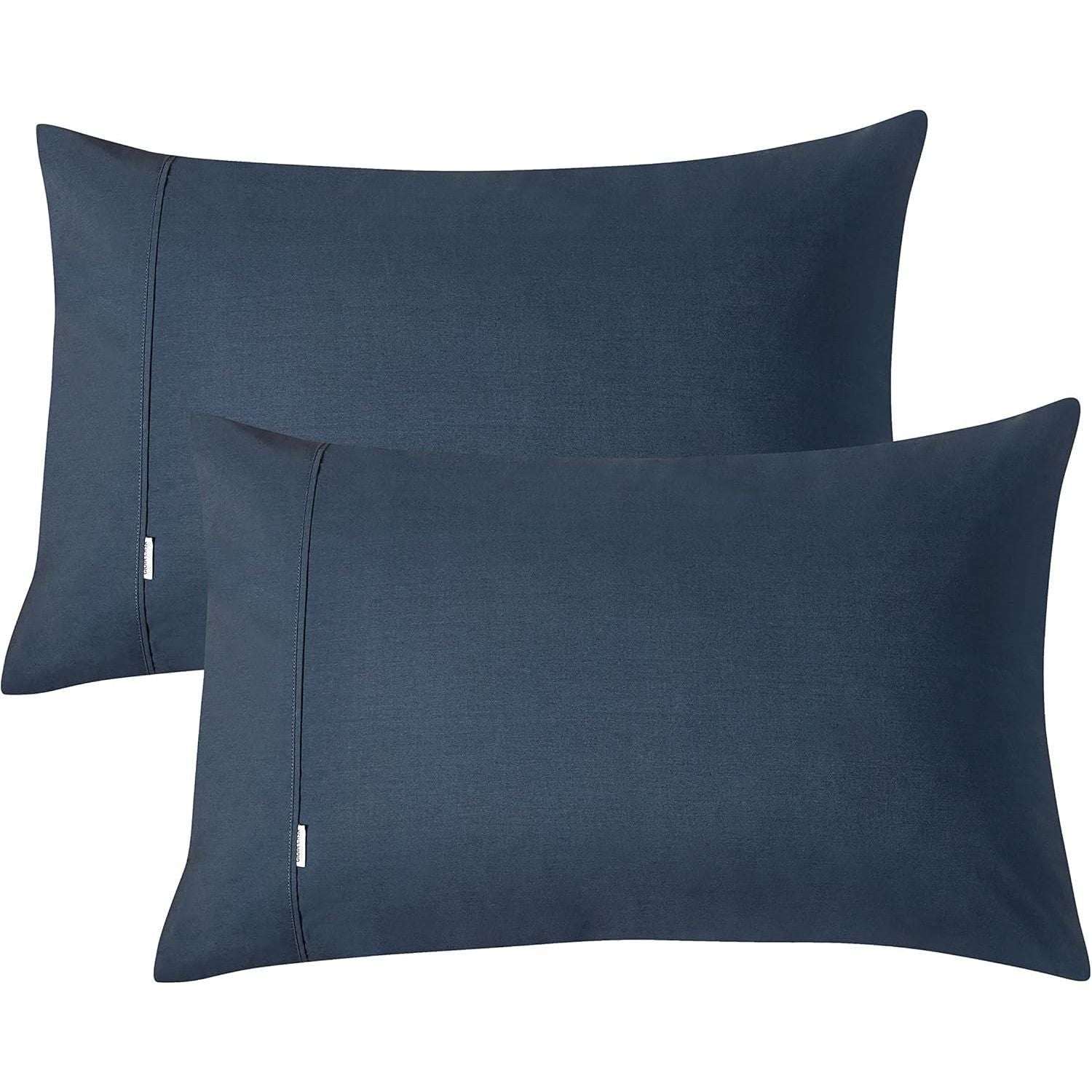 Gioia Casa Vintage Washed 100% Cotton Sheet Set with 1 Pillowcases - Dark Indigo -Single