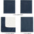 CleverPolly Vintage Washed Microfibre Sheet Set with 1 Pillowcase - Navy - Single