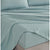 CleverPolly Vintage Washed Microfibre Sheet Set with 1 Pillowcase - Seafoam - Single