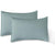 CleverPolly Vintage Washed Microfibre Sheet Set with 1 Pillowcase - Seafoam - Single