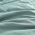 CleverPolly Vintage Washed Microfibre Sheet Set with 2 Pillowcases - Seafoam - Double