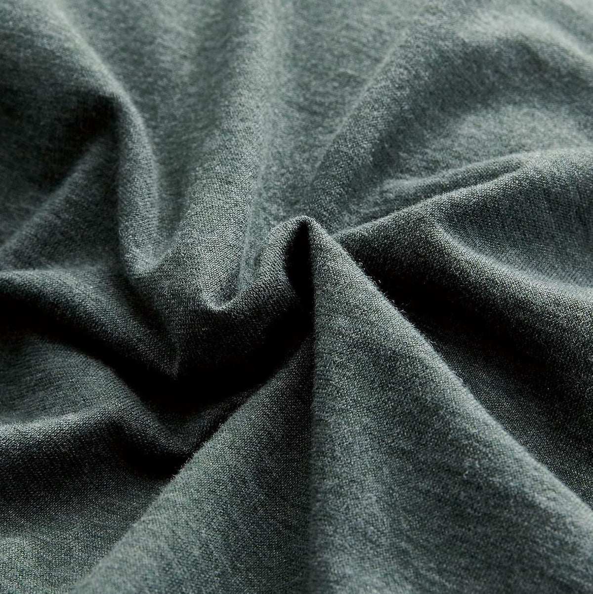 100% Jersey Cotton Quilt Cover Set - Green - Queen