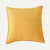 CleverPolly Super Soft Textured Corduroy Velvet European Pillowcase - Mustard Yellow