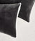 Teddy Sherpa Twin-Pack European Pillowcases - Soft Reversible Velvet & Sherpa Cushion Covers - Machine Washable with Zipper Closure -  65x65cm - Charcoal