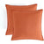 CleverPolly Vintage Washed Microfibre European Pillowcases - Set of 2 Luxurious European Pillow Covers - Terracotta