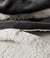 Teddy Sherpa Twin-Pack Standard Pillowcases - Soft Reversible Velvet & Sherpa Cushion Covers - Machine Washable with Zipper Closure -  48x73cm - Charcoal