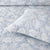 Bianca Laurieton Blue Jacquard Botanical Bedspread Set King
