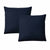 Bianca Pair of Burleigh Ink European Pillowcases 65 x 65cm