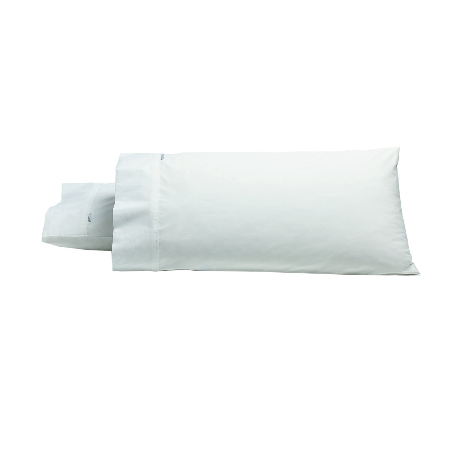 Bianca Pair of Heston Cotton Percale King Pillowcases White