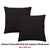 Bianca Pair of Kahlani Chocolate European Pillowcases 65 x 65cm