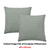 Bianca Pair of Kahlani Sage European Pillowcases 65 x 65cm