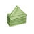 Hoydu Set of 8 Cotton Napkins Apple Green