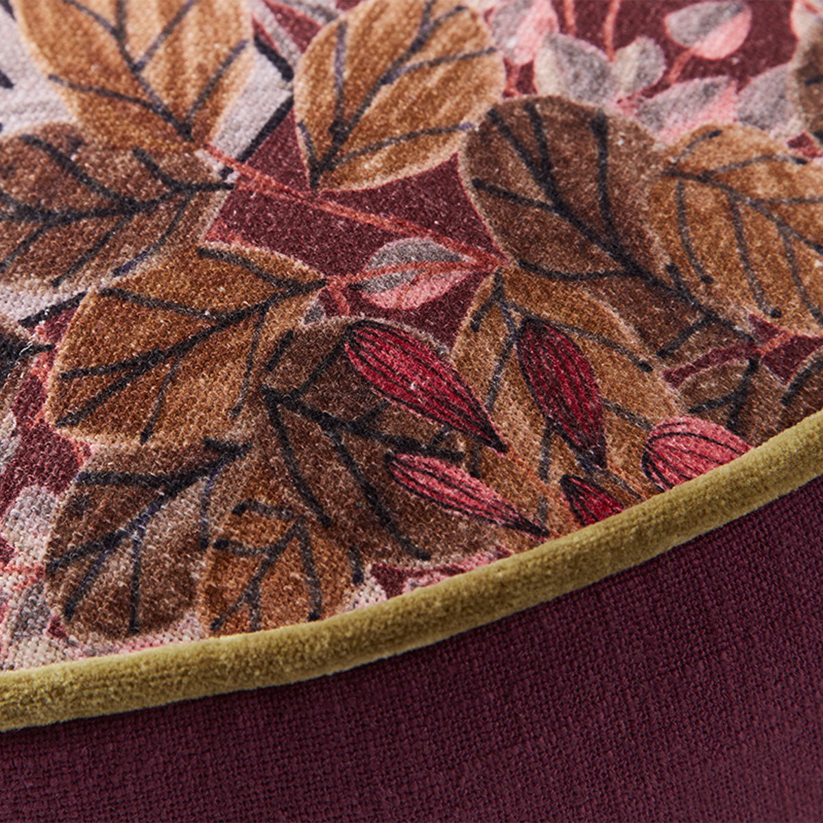 KAAT Amsterdam Asa Multi Botanical Round Filled Cushion 40cm Diameter