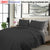 Shangri La 2000TC Charcoal Cooling Embroidered 3 Pcs Comforter Set Queen