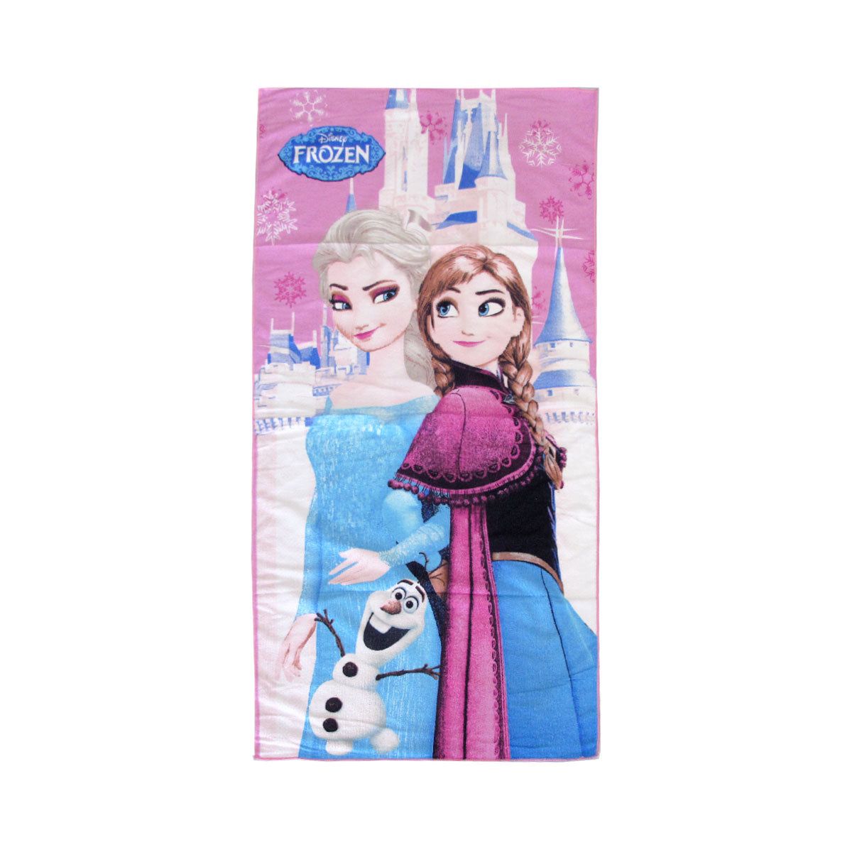 Bloomington Frozen Elsa &amp; Anna Kids Cartoon Printed Microfiber Beach Towel 70 x 137 cm