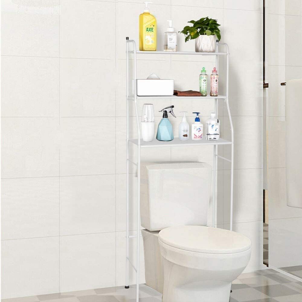 3 Tier Toilet Shelf Rack Over Laundry Bathroom Washing Machine Storage Shelves Stand