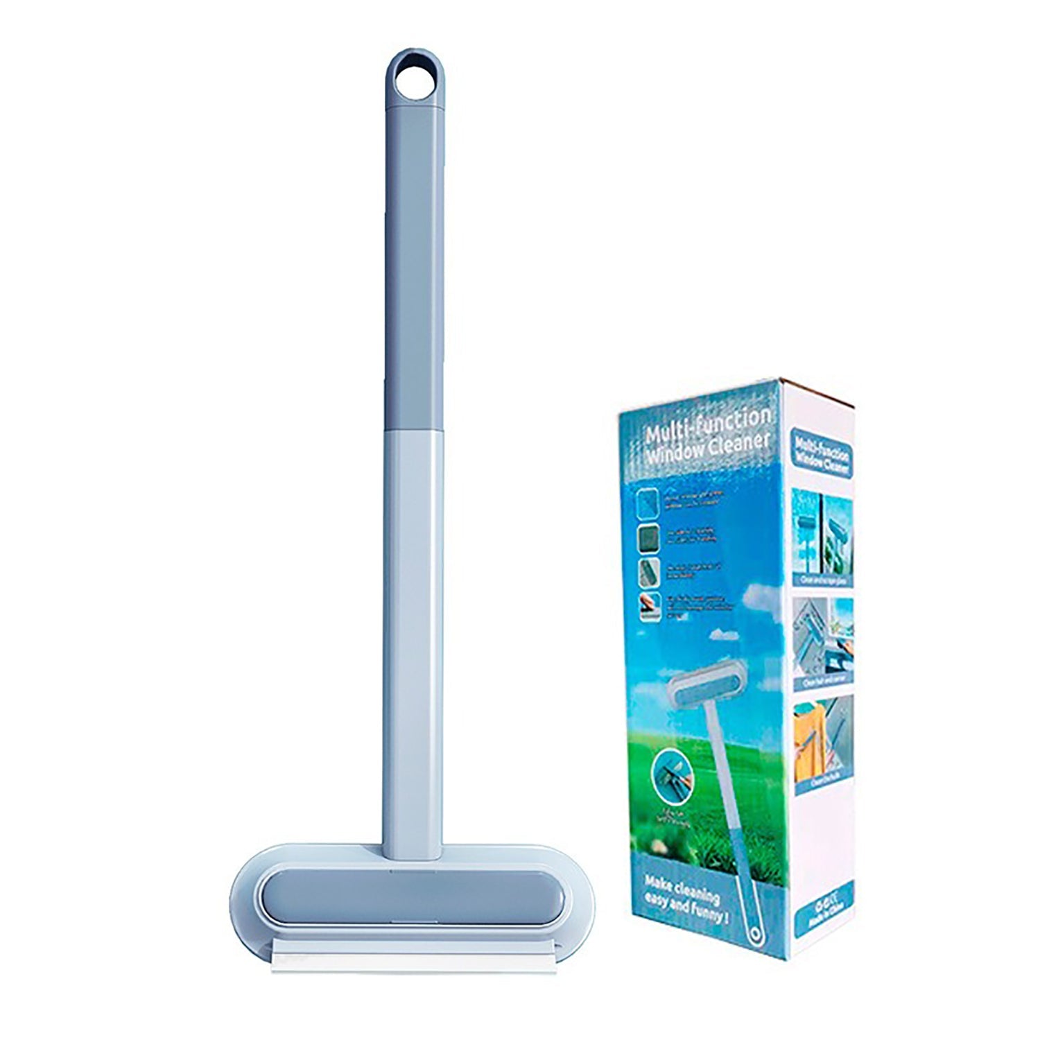 Multi-Purpose Cleaning Brush Pet Hair Removal Dual-Sided Brush with Scraper Gap Brush