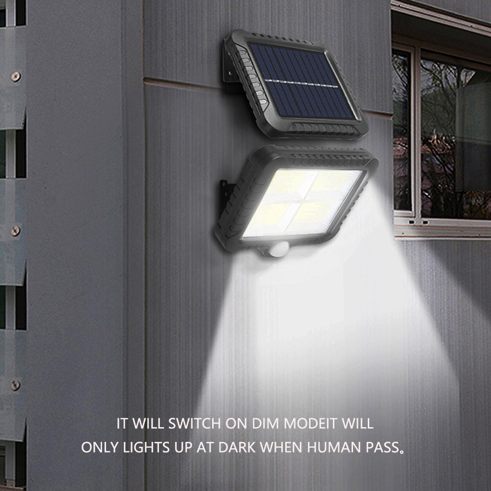 Solar Powered Light Patio Outdoor Motion Sensor Wall Lamp