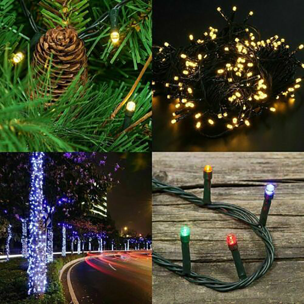 Solar Fairy String Led Lights 12M-32M Outdoor Garden Christmas Party Decor(32M300Led)