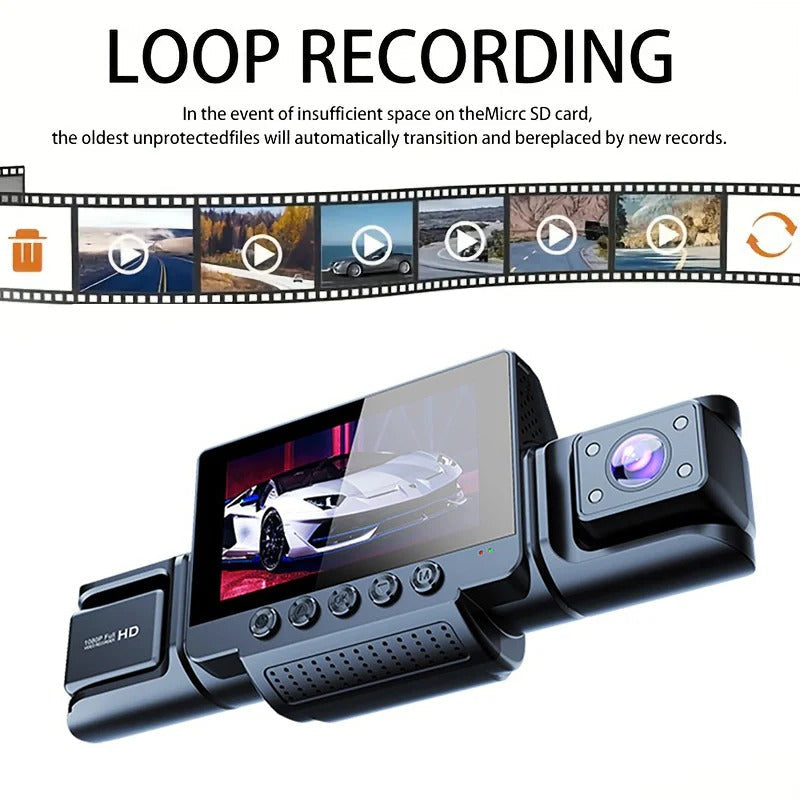 4 Channel 5G WiFi Dashcam FHD 1080P 170° Wide Angle G-Sensor with 64GB Card