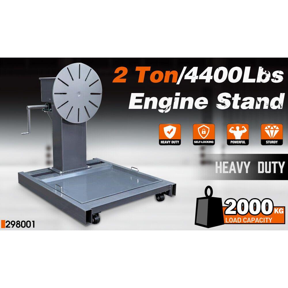 HORUSDY 2 Ton 360°Engine Stand Heavy Duty Workshop Auto Crane Hoist Motor Au
