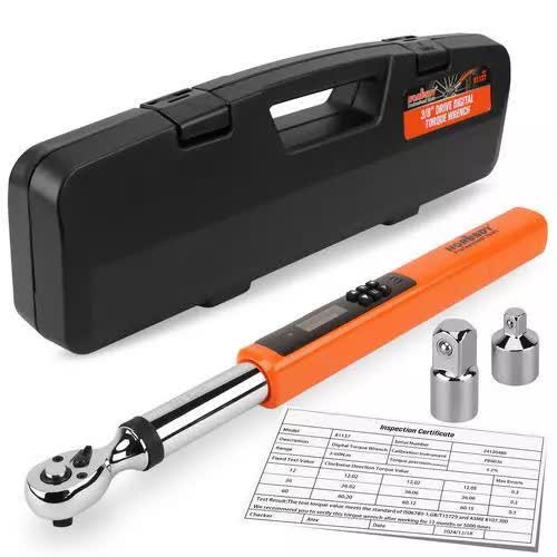 3/8" Drive Digital Torque Wrench Electronic Adjustable Torque Range 44ftlb