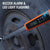 3Pc 1/2" Digital Torque Wrench Set Adjustable 17-340N.m / 25-250ft.lb Motorcycle