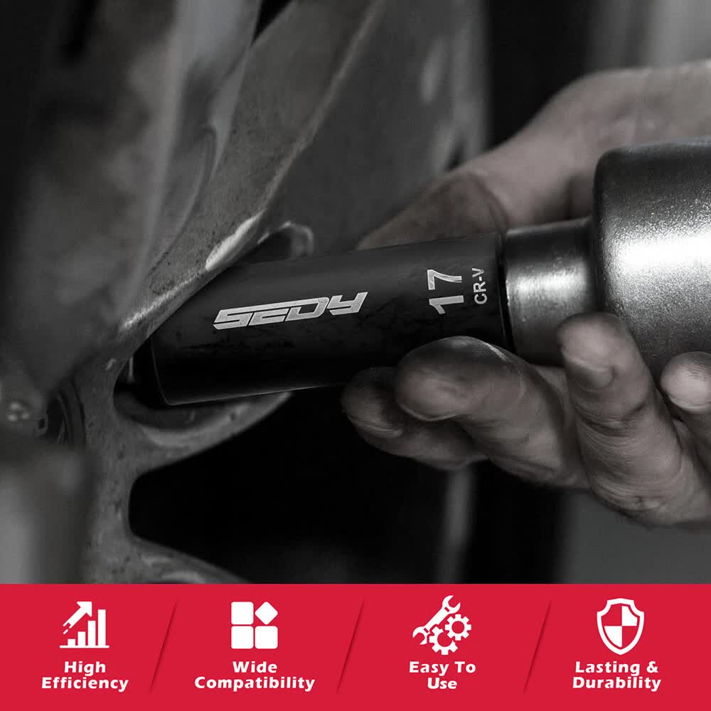 71-Pieces 3/8" Drive Master Impact Socket Set SAE Metric Universal Joint Adapter