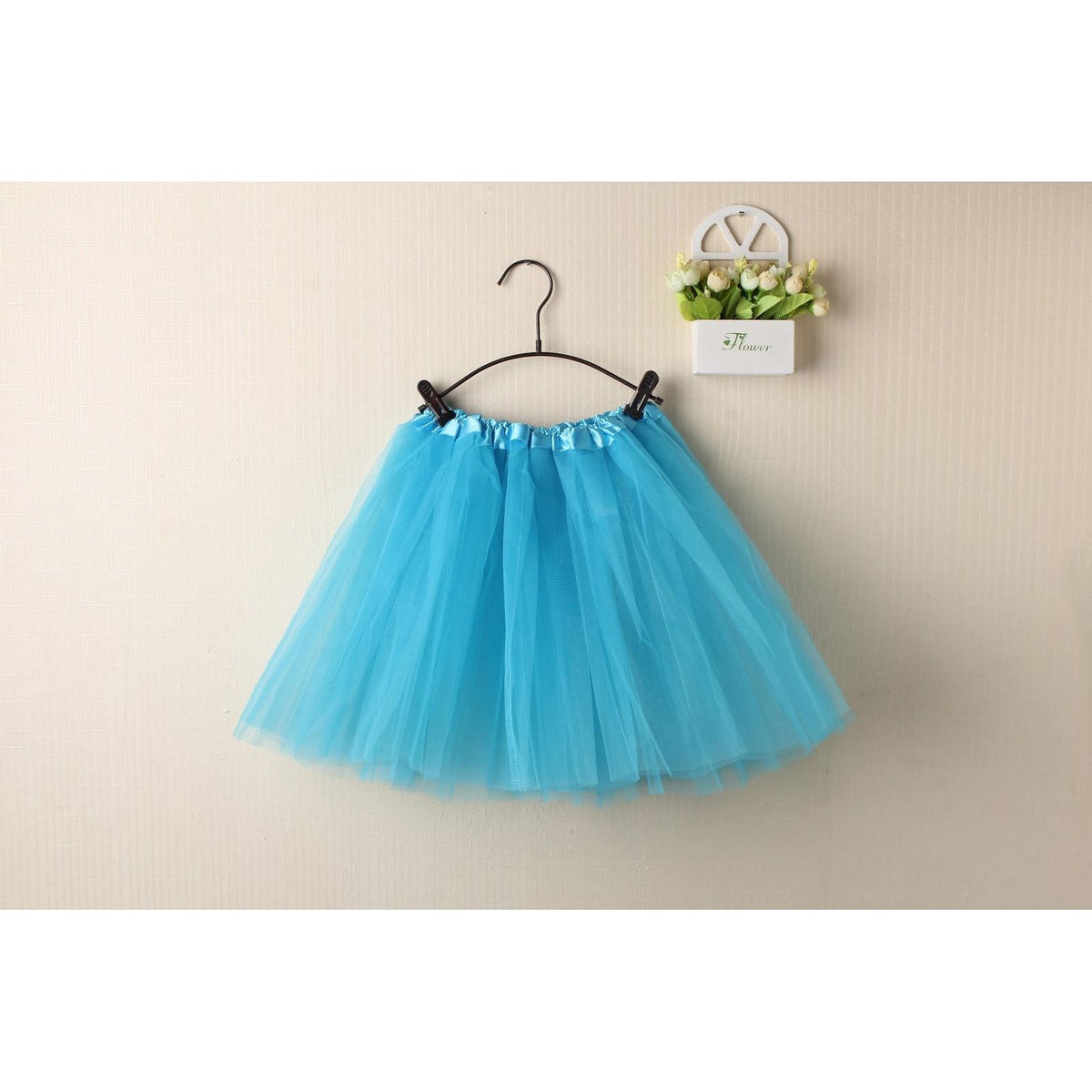 New Adults Tulle Tutu Skirt Dressup Party Costume Ballet Womens Girls Dance Wear, Blue, Adults