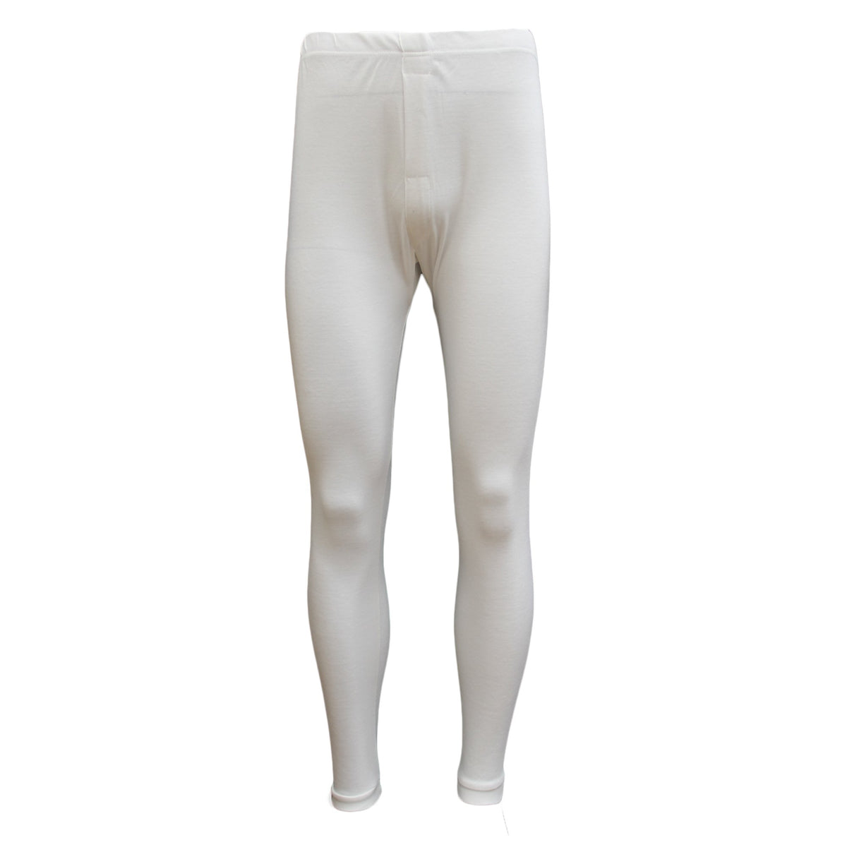 Mens Merino Wool Top Pants Thermal Leggings Long Johns Underwear Pajamas, Men&#39;s Long Johns - Beige, M