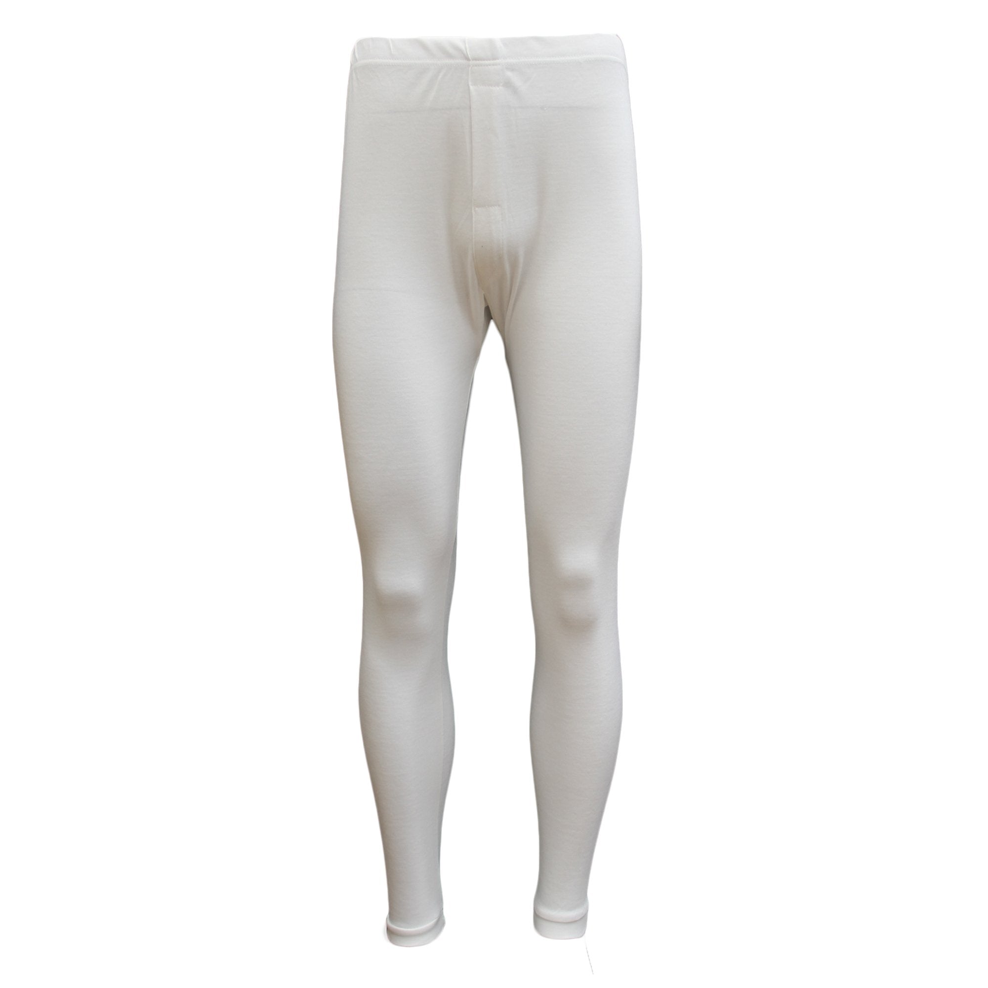 Mens Merino Wool Top Pants Thermal Leggings Long Johns Underwear Pajamas, Men's Long Johns - Beige, M