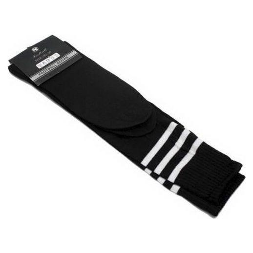 Mens Womens Sports Breathable Tube Long High Socks Knee Warm Casual Footy Soccer, Black