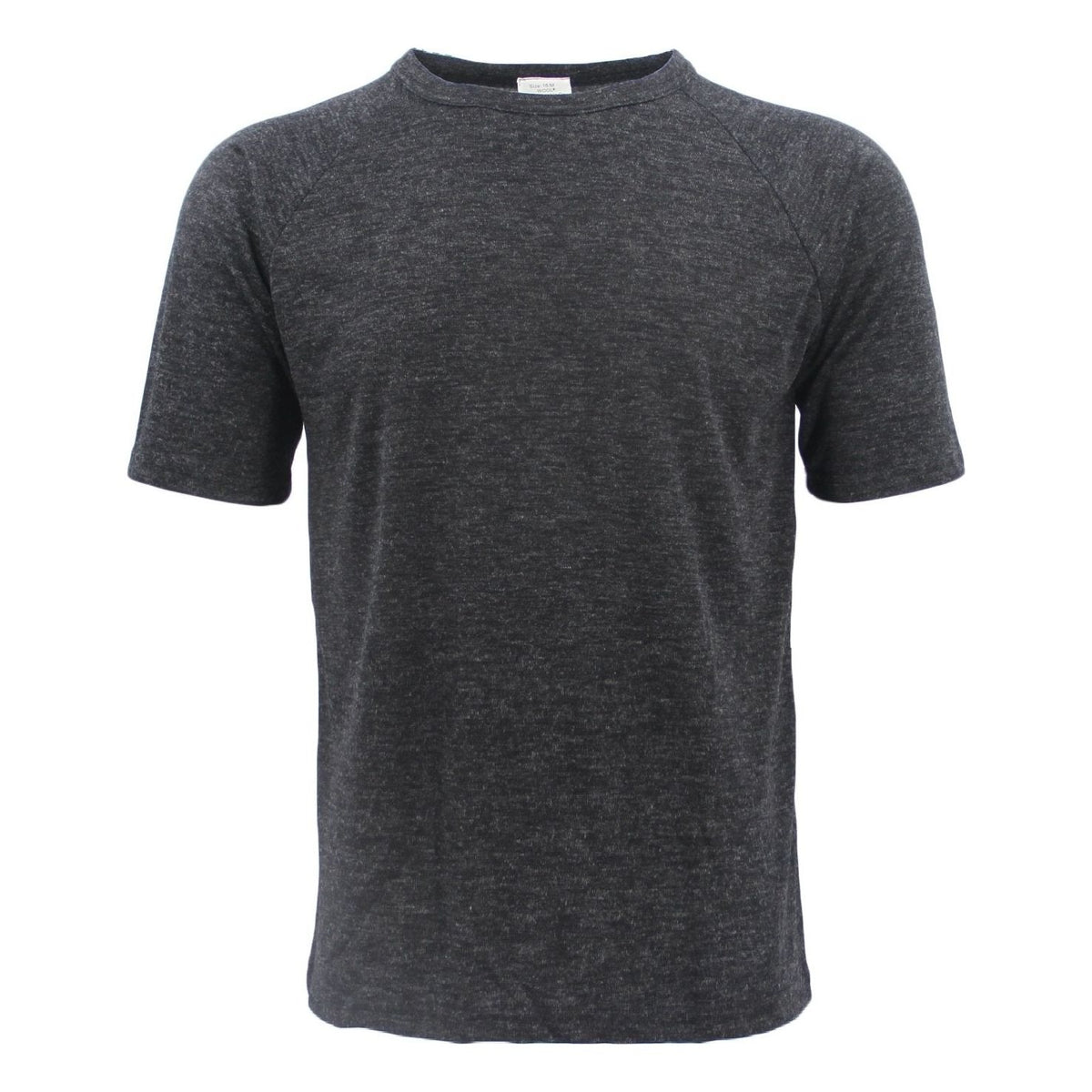 Mens Merino Wool Top Pants Thermal Leggings Long Johns Underwear Pajamas, Men's Short Sleeve - Black, S