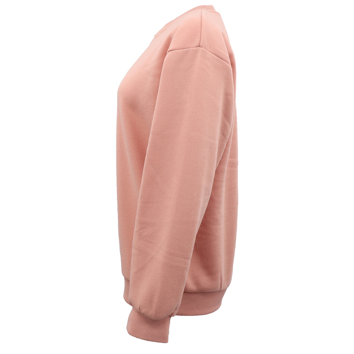 New Adult Unisex Plain Pullover Fleece Jumper Mens Long Sleeve Crew Neck Sweater, Navy, XS