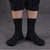 10 Pairs Men's Women's Cotton Breathable Crew Length Socks Work Business Cushion, Black