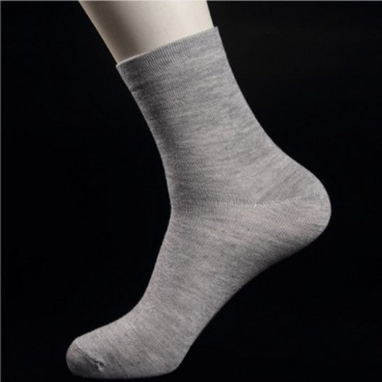 10 Pairs Men's Women's Cotton Breathable Crew Length Socks Work Business Cushion, Black