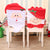 6x Christmas Cute Lady Santa Hat Chair Covers Dinner Home Décor Ornaments Gift, Mr Santa
