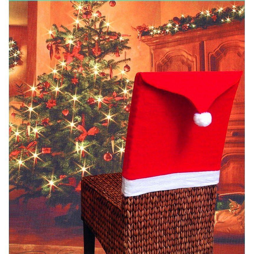 Christmas Chair Covers Tablecloth Runner Decoration Xmas Dinner Party Santa Gift, Table Cloth (130x180 cm)