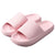 Pillow Slides Sandals Non-Slip Ultra Soft Slippers Cloud Shower EVA Home Shoes, Pink, 40/41