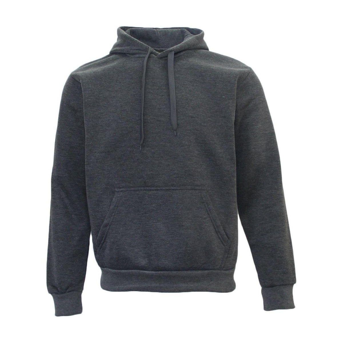 Adult Unisex Men's Basic Plain Hoodie Pullover Sweater Sweatshirt Jumper XS-8XL, Dark Grey, 6XL