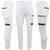 Men's Cotton Drill Cargo Work Pants UPF 50+ 13 Pockets Tradies Workwear Trousers, White, 30