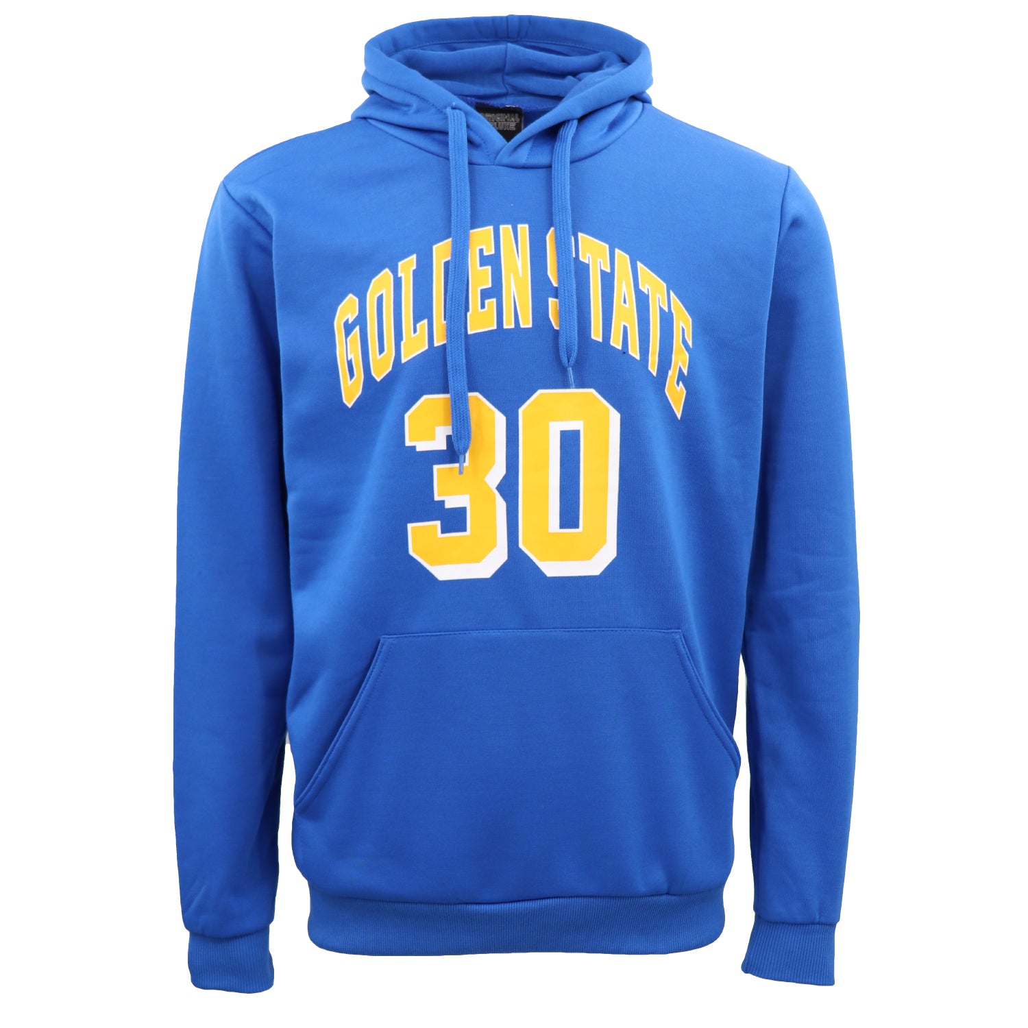 Men's Fleece Pullover Hoodie Jacket Sports Jumper Jersey Chicago Golden State, Light Grey - Golden State 30, S