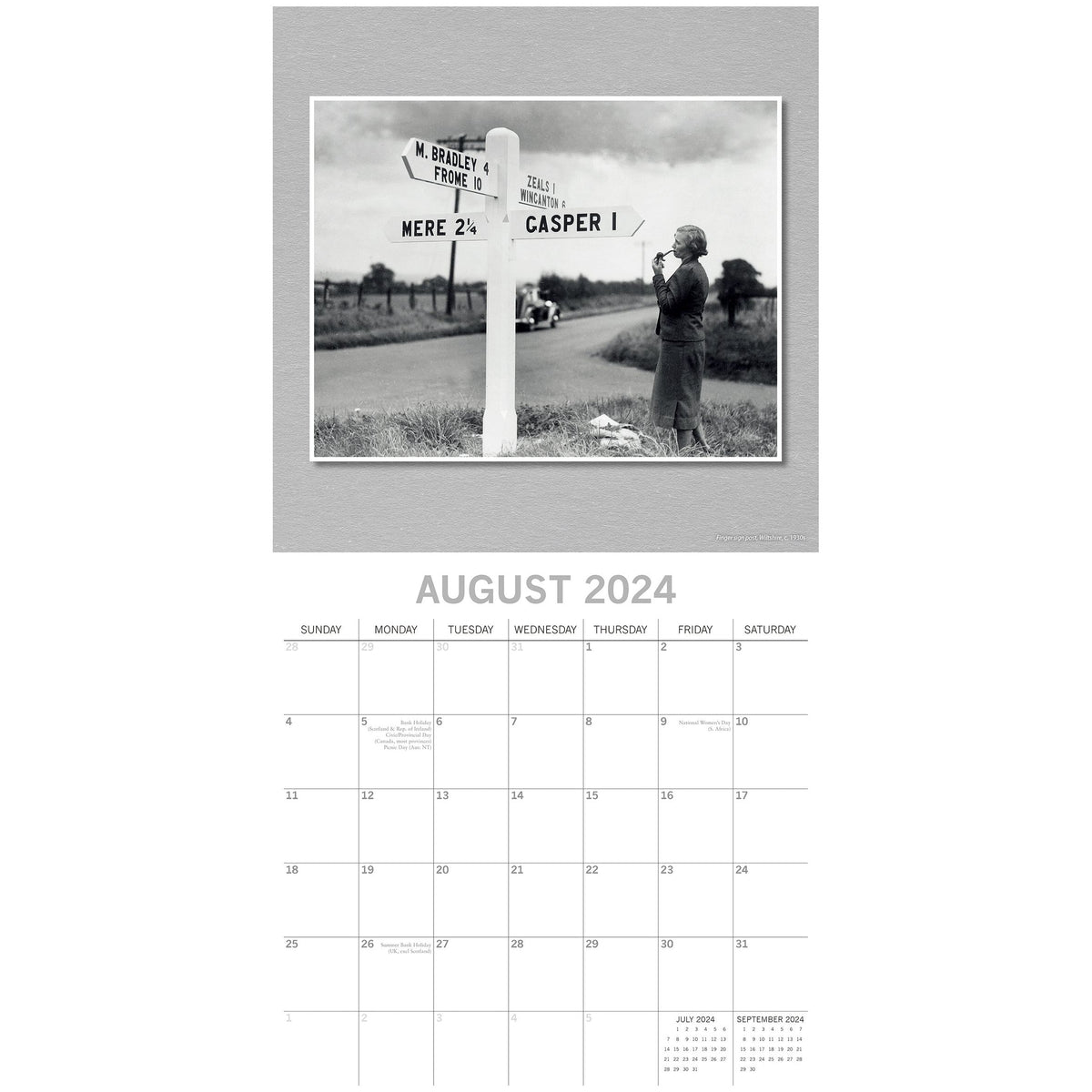 Classic Photography - 2024 Square Wall Calendar 16 Months Arts Planner Xmas Gift