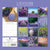Lavender 2024 Square Wall Calendar 16 Months Floral Flower Planner New Year Gift