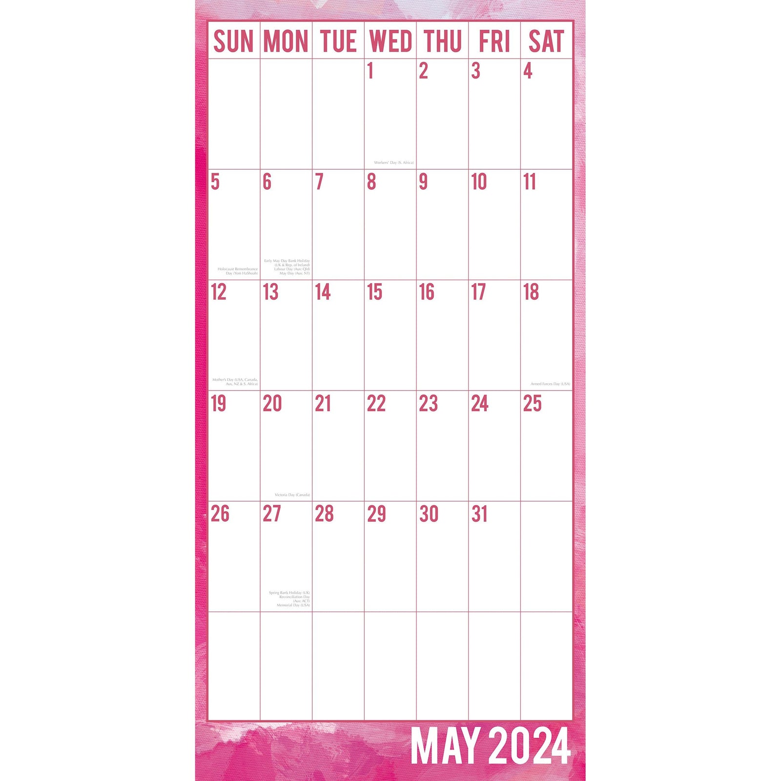 Large Print Calendar 2024 Square Wall Calendar 16 Months School Planner New Year