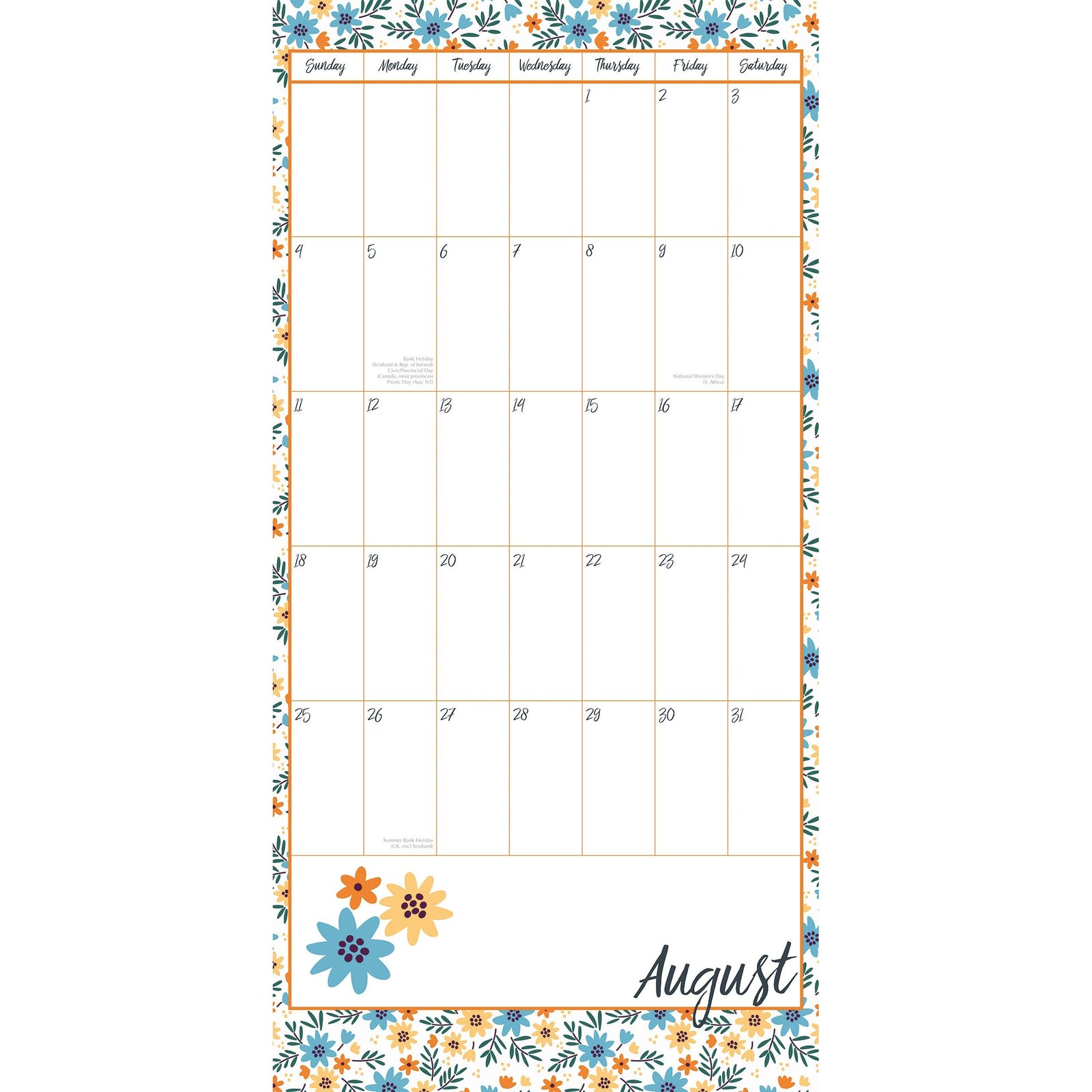 Mum's Organiser 2024 Square Wall Calendar 16 Months School Planner New Year Gift